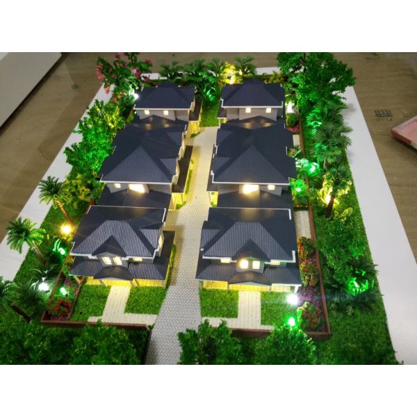 Plywood Packing Architecture House Model Machine Cut / Handmade Technic