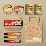 230gsm Eco Friendly Fast Food Packaging Pantone Color Food Packing Paper Bag
