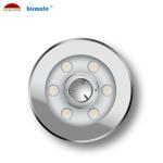 White Color Wateroof IP68 SS316L 6000K DC 24V LED Fountain Ring Lights