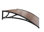 Fashionable Solid Polycarbonate Awning , Patio Door Canopy Aluminum Bracket