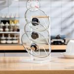 Kitchen Organiser 3 Tier Kitchen Cookware Cover Shelf Metal Multifunctional Pot
