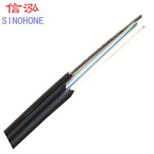 Wholesale Black / White Indoor Fiber Optic Cable , Dual Core Fiber Optic Cable Low Smoke from china suppliers
