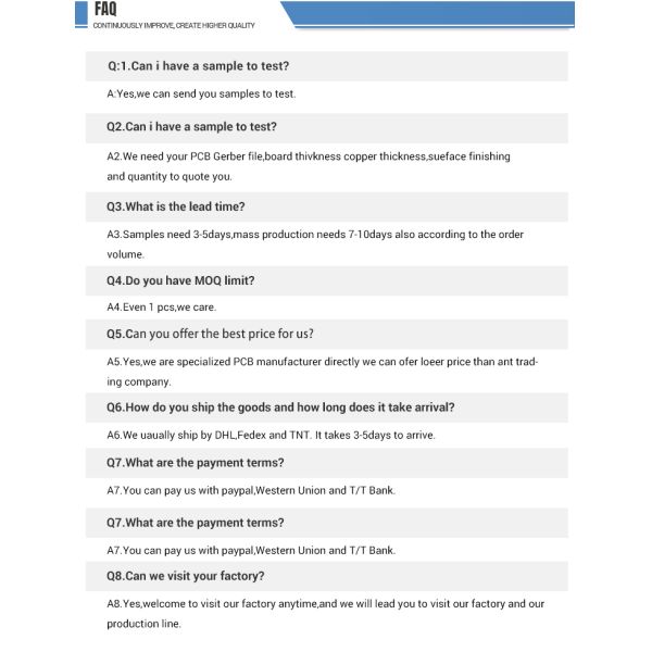 Customizable FR4 PCBA with 1-2layer HDI Technology and 0.4-2.0mm Board Thickness for PCB Assembly