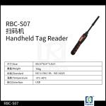 134.2KHz LF Handheld RFID Reader Long Range Stick Cable For Animal Management