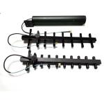 Silver 2.4G High Gain Yagi Antenna Outdoor Counter UAV Vswr 2.0A 2400-2500MHz