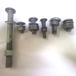 Hot Dip Galvanized Round Head Bolts Guardrail Safty Bolts And Nuts And Washers