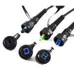 Outdoor Waterproof Fiber Connectors IP67 MPO LC SC ODVA Adapter FTTX