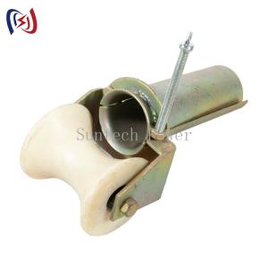 Wholesale 90mm Lockable Bellmouth Type Cable Reel Roller With Nylon Wheel from china suppliers