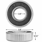 R6 2RS Bearing C3 Clearance Deep Groove Ball Bearing