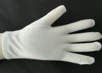 65% Polyester Material Cotton Knitted Gloves , Garden Work Gloves Hemming Cuff