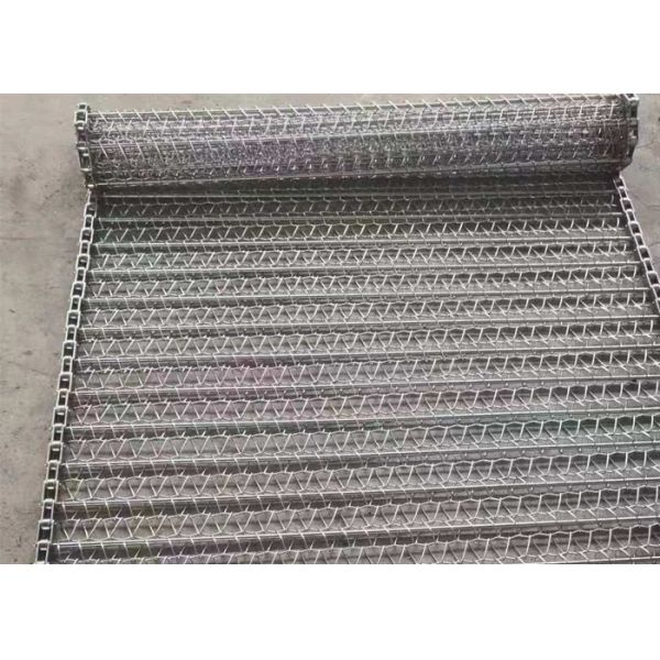 Tea Drying 310s Chain Driven Conveyor Belt 0.8mm Dia
