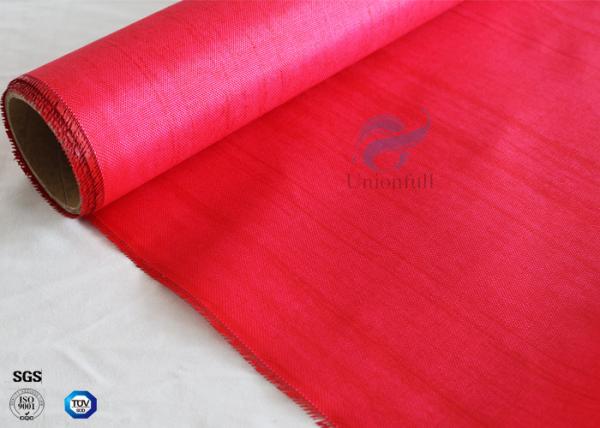 Fireproof 160g Coating C - glass Silicone Rubber Coated Fiberglass Fabric Satin