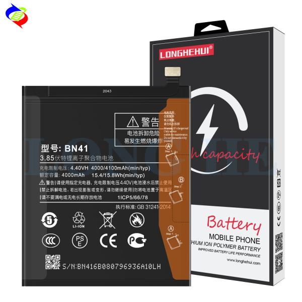 Original Capacity BN41 4100mAh Replacement Battery for Xiaomi Redmi Note 4/4X