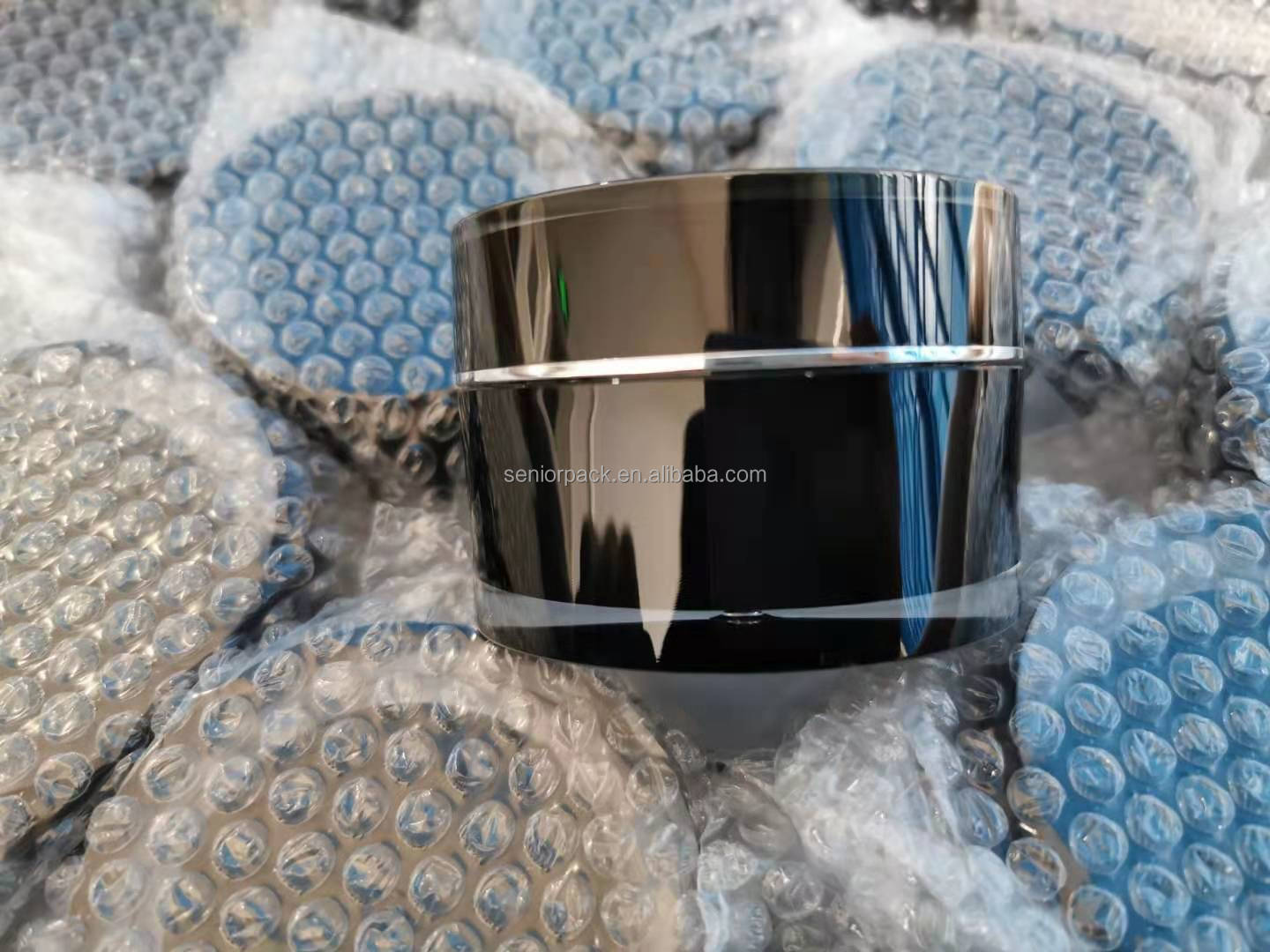 5g 10g 15g 20g 30g 50g 100g Cosmetics Acrylic Gel Nail Jar Matte for Skin Care Cream Frosted Plastic Jars with Screw Lids