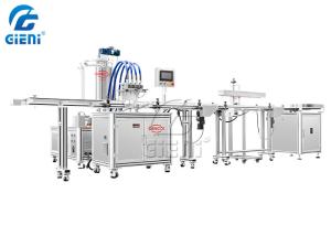 Wholesale 3 Layers 50ml Lip Balm Stick Cosmetic Filling Machine With 4 Nozzles from china suppliers