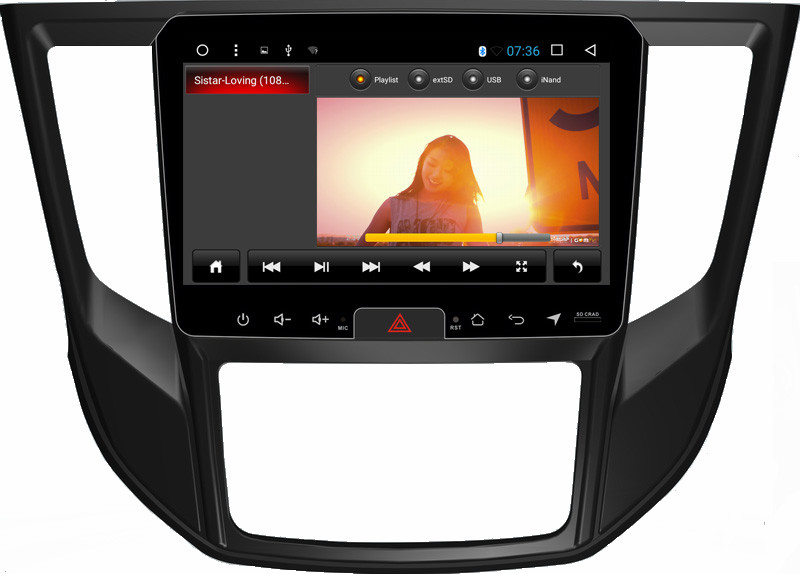 Ouchuangbo car radio capacitance multiple touch screen android 6.0 for Mitsubshi Lander 2017 support bluetooth SWC USB
