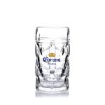 Wholesale customized German style oversized glass handheld beer mug