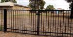 Industrial Steel fence Made In China High Quality Powder Paited At Black