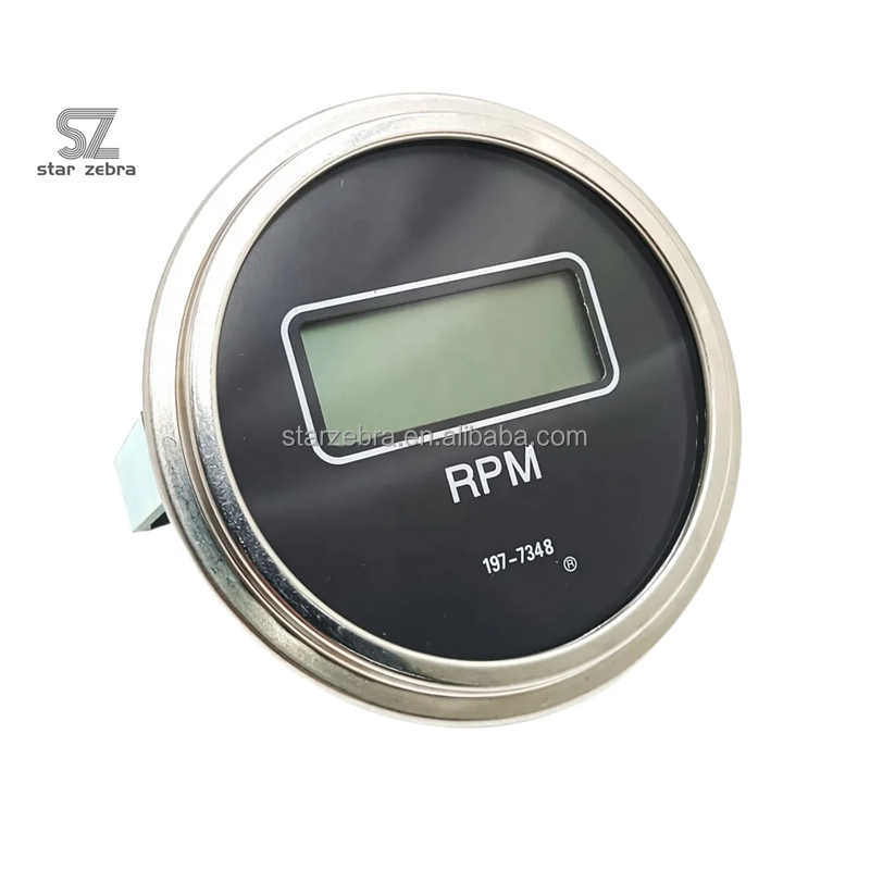 197-7348 Excavator Tractor Diesel Engine Electronic Universal Digital Speed Gauge RPM Meter Tachometer for Retail Market