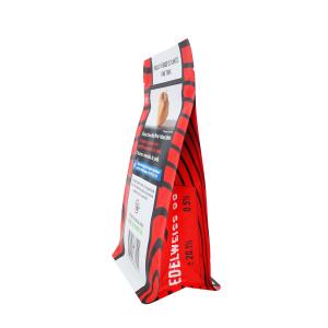 Wholesale Custom Full Color Print Stand Up Square Bottom Gusseted Bags For Food Coffee Bean Tea Leaves Weed Flower from china suppliers