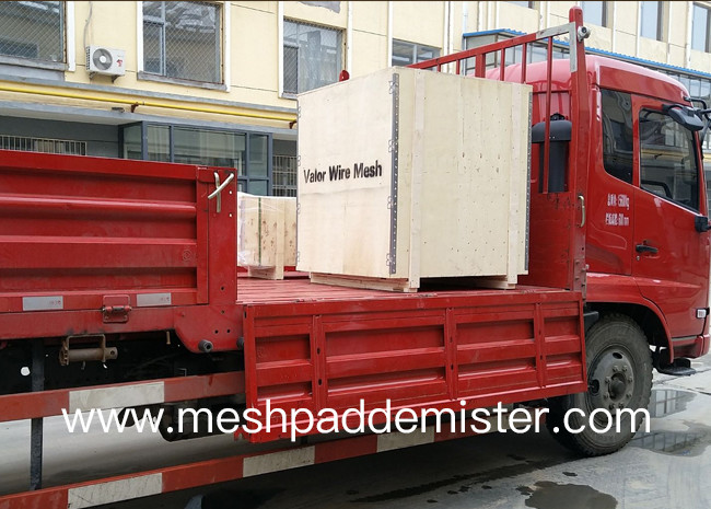 Ss316l 1100x450mm Rectangle Mesh Pad Demister