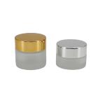 20g 30g 50g Empty Cosmetic Cream Jar Transparent Frosted Glass Jars For Skin