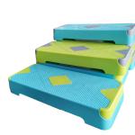 Durable Adjustable Aerobic Step Fitness Platform 100cm 3 Level Bench Workout