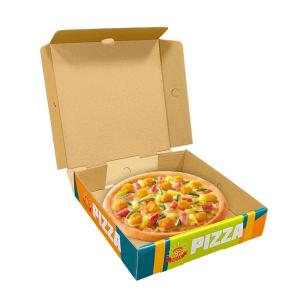 Wholesale Recycled Kraft Paper Corrugated Packing Boxes For Fries Chips And Pizza from china suppliers