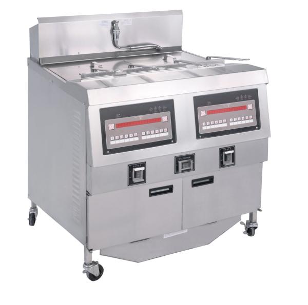 Two Pots Four Baskets GAS Open Deep Commerical Deep Chip Electric & Gas Deep