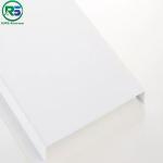Indoor Decoration Aluminium Strip Ceiling Panel Beveled Edge Eco Friendly 200mm