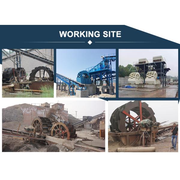 15Kw Vibrating Screen Machine 120 TPH Soil Clay Bucket Mobile Sand Washing Machine