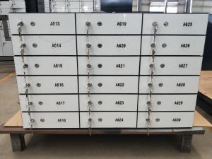 Wholesale 0.7mm Steel Plate 400mm width Bank Safe Deposit Box , Safe Custody Box Lockable from china suppliers