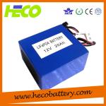 Customized 12V 20AH Lithium Battery Pack