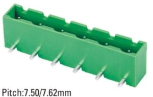 Wholesale Plug-Terminal Block socket closed angle pin Pitch:7.62mm / 0.3 in from china suppliers