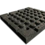 Fireproof And Silent Rubber Paver Tiles Outdoor Rubber Floor Mat 20mm25mm30mm35m
