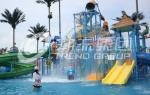 Amusement Park Games with Big Fiberglass Aqua Playground Equipment for Water