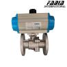 Buy cheap Easy-To-Maintain Pneumatic Two-Piece Flanged Ball Valve from wholesalers