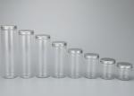 No Leak 250ml Plastic Jar For Cookie And Candy With Aluminum Lid