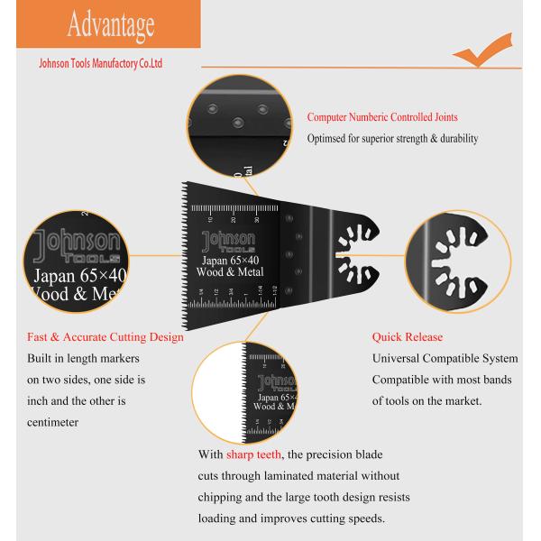 SGS 65x40mm Oscillating Multi Tool Diamond Blades Robust
