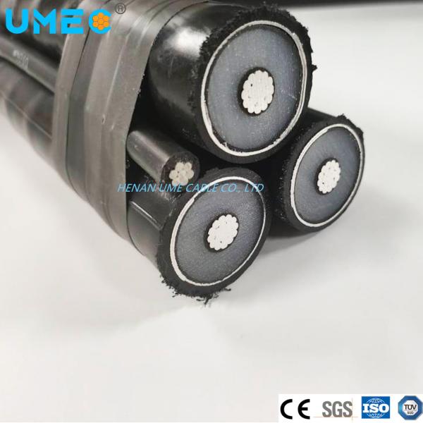 Overhead XLPE PVC Insulated Aluminium Conductor 4X16 4X25 4X35 4X50 mm2 4 Cores