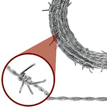 Hot Galvanized PVC Electro Galvanized Protective Construction Barbed Wire Offer