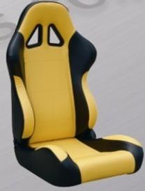 Wholesale Comfortable Black And Yellow Racing Seats , Custom Racing Seats For Cars from china suppliers