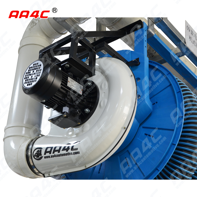 AA4C car exhaust extracting system auto vehicle exhaust hose tumbler with fans system control customize size