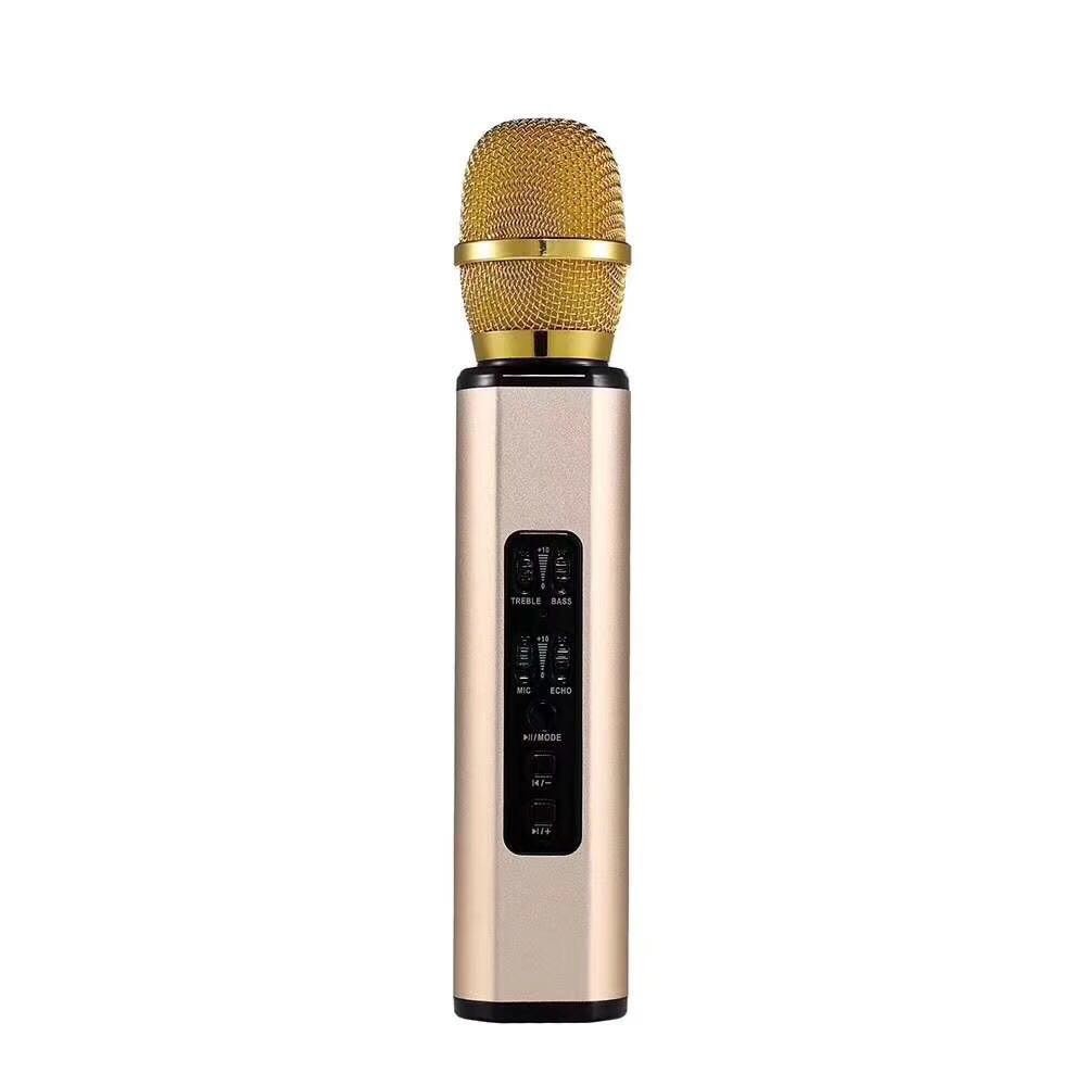 Bluetooth Multifunction Karaoke Microphone Speaker with Rechargeable Battery