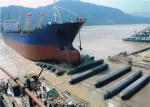 Black Launch Heavy Lifting Marine Rubber Airbag Inflatable