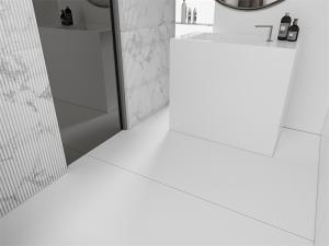 Wholesale Pure White 1420x2700mm Matt Floor Sintered Stone Slab For Decoration And Dining Room from china suppliers