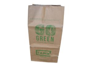 Wholesale Custom Kraft Paper Bags Square Bottom Moistureproof Large Paper Leaf Bags from china suppliers