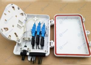 Wholesale Indoor 6 Cores Fiber Optic Splitter Box 6 Ports For Connected FTTH Drop Inside Cables from china suppliers