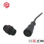 Black Panel Mount IP67 15A Waterproof Plugs And Sockets