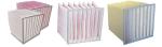 Bag Designed Air Conditioner Filters Aluminum Frame Improved Energy Efficiency